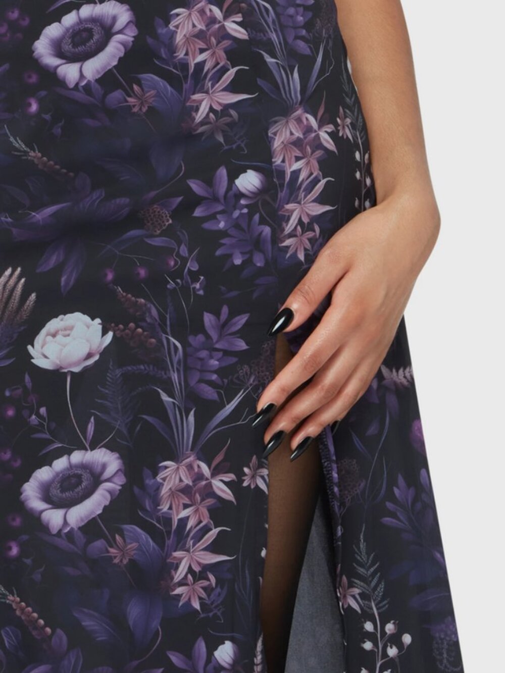 Killstar Dusk's Garden Maxi Skirt - Picture 2 of 3